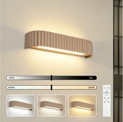 BRILAGI - LED dimmelhető fali lámpa FALCON MODERN LED/14W/230V 40 cm bézs + távirányító