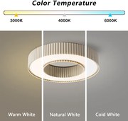 Brilagi - LED dimmelhető mennyezeti lámpa LUMIX LED/48W/230V 3000-6000K bézs színű, átmérő 50 cm + távirányító