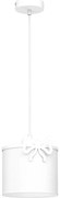 Gyerek csillár zsinóron SWEET 1xE27/15W/230V fehér/íj