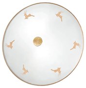 Kolarz 731.U12.4.150- Fali lámpatest NONNA 2xE14/60W/230V Ø 32 cm, rózsaarany kivitel