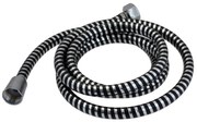 No brand Zuhanyzó tömlő fekete-ezüst 1,8 m