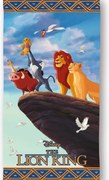 Disney Az Oroszlánkirály Savanna King fürdőlepedő, strand törölköző 70x140cm (Fast Dry)