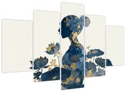 Kép - Márvány női profil (150x105 cm)