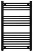 Egyenes törölközőszárító radiátor 1000x600 mm fekete