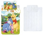 Disney Micimackó gyerek, ovis ágyneműhuzat és paplan/párna szett 100x135 cm 40x60 cm (Játék)