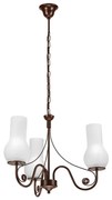 Brilagi Brilagi - LED Csillár láncon COTTAGE 3xE14/40W/230V barna/fehér BG1510B