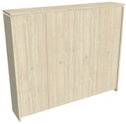 Verno magas gardrób 248 x 46 x 210 cm, akác