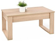 Kávésasztal NEA 52x110 cm bézs/tölgy sonoma