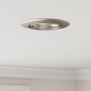 Beépített Spotlámpák 6 db Kerek GU10 Ezüst Ø90 mm Acél