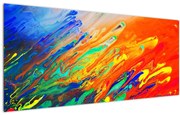 Kép - Színes absztrakció (120x50 cm)