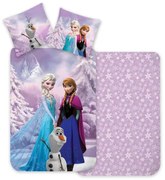 Disney Jégvarázs Snowy gyerek, ovis ágyneműhuzat 100×135 cm, 40×60 cm