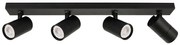 ITALUX SPL-2813-4B-BL - Spotlámpa LACONI 4xGU10/35W/230V fekete