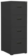 antracitszürke acél irattartó szekrény 46 x 62 x 133 cm