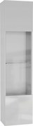 Függő vitrines szekrény – Fehér akril fényes – Point TIP-42