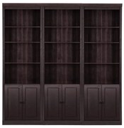 Barna borovi fenyő könyvespolc 222x223 cm Anita – Støraa