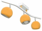 Spotlámpa MORRIS 3xE27/15W/230V narancssárga