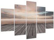 Kép - Móló naplementében (150x105 cm)