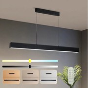 Brilagi - SLEEKLINE SMART LED 40W 230V Wi-Fi fekete dimmelhető csillár+DO