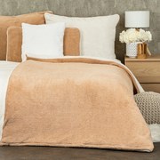 4Home Teddy gyapjú hatású ágyneműhuzat, bézs, 140 x 200 cm, 70 x 90 cm