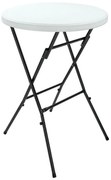 LYDA műanyag rendezvényasztal, Ø72x110cm, fehér Casaria