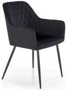 Kinzie étkezőszék, fekete