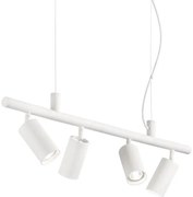 Ideal Lux - LED Csillár zsinóron DYNAMITE 4xGU10/7W/230V CRI 90 fehér