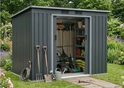 bádog kerti ház LANITPLAST HALLE 74 ANTRACIT LG4023