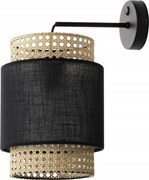 Lana fali lámpa fekete-barna AD-LD-6236BE27T Orno