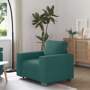 Fotel Sötétzöld 59 cm Textil