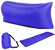 Felfújható LAZY BAG XXL zsák táskával - több színben Termék színe: Sötétkék