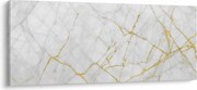 Kép - fehér-arany márvány (120x50 cm)