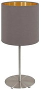 Eglo 55214 - Asztali lámpa PASTERI 1xE14/40W/230V barna/réz
