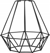 Fém drót lámpabúra E27-es lámpákhoz Loft Gyémánt