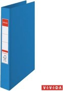 Gyűrűs könyv, 2 gyűrű, 42 mm, A4, PP, ESSELTE Standard, Vivida kék (E14452)