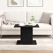 Dohányzóasztal Fekete tölgy 55,5x55,5x40 cm Szerelt fa