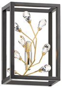 Zuma Line W0578-01A-B5TF - Fali lámpa SPRING 1xG9/33W/230V fekete/arany