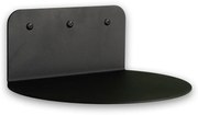 Fekete fém fali polc 30 cm Flex – Spinder Design