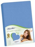 Bellatex Jersey lepedő kék, 90 x 200 cm