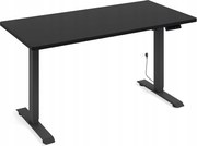 Elektromos íróasztal Bimotion 1S 140x70x3,2cm Állítható 73-120 fekete/fekete