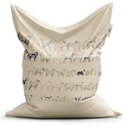 Classic babzsák kutyafajták - gyerek, bézs