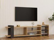 TV asztal Tasake (zafír tölgy + antracit) . Akció -23%. 1095118