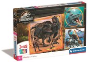 Jurassic World Allosaurus 3x48 db-os puzzle Clementoni