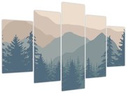Kép - Türkiz hegység N⁰2 (150x105 cm)