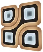 Avide Dakar távirányítós mennyezetlámpa, 47,5W+47,5W LED, 7500 lm