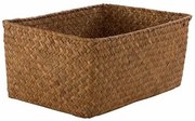 Compactor KITO kézzel font tárolókosár, 30 x20 x 13 cm, karamell