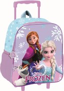 Disney Jégvarázs Winter Magic gurulós ovis 3D hátizsák, táska 32 cm