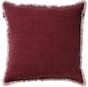 Dekoratív párnahuzat BURTO MERLOT 45x45 cm, bordó