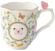 Pillangós porcelán bögre 350 ml díszdobozban Dancing Butterflies