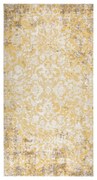 sárga lapos szövésű kültéri szőnyeg 80 x 150 cm