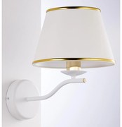 Jupiter 2086 - SAMBA fali lámpa 1xE27/15W/230V fehér/arany